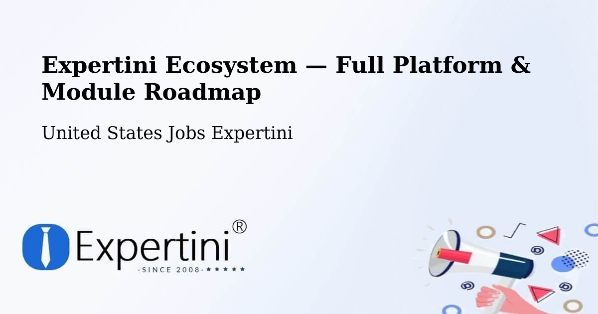 Expertini Ecosystem — Full Platform & Module Roadmap – Herndon